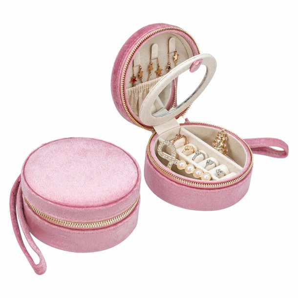 FW - Jewelry Round Box - Light Pink S632